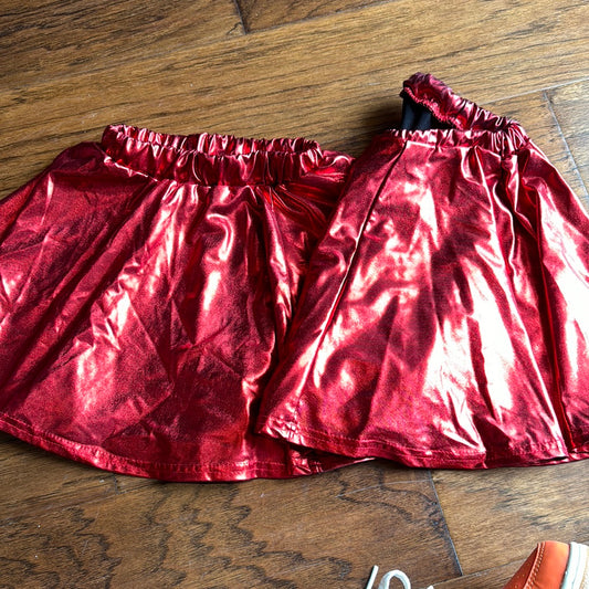 3T metallic skirts